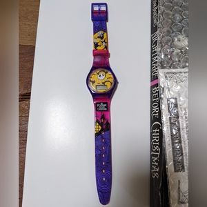 VTG 1993 Nightmare Before Christmas Watch "Bats and Cats"